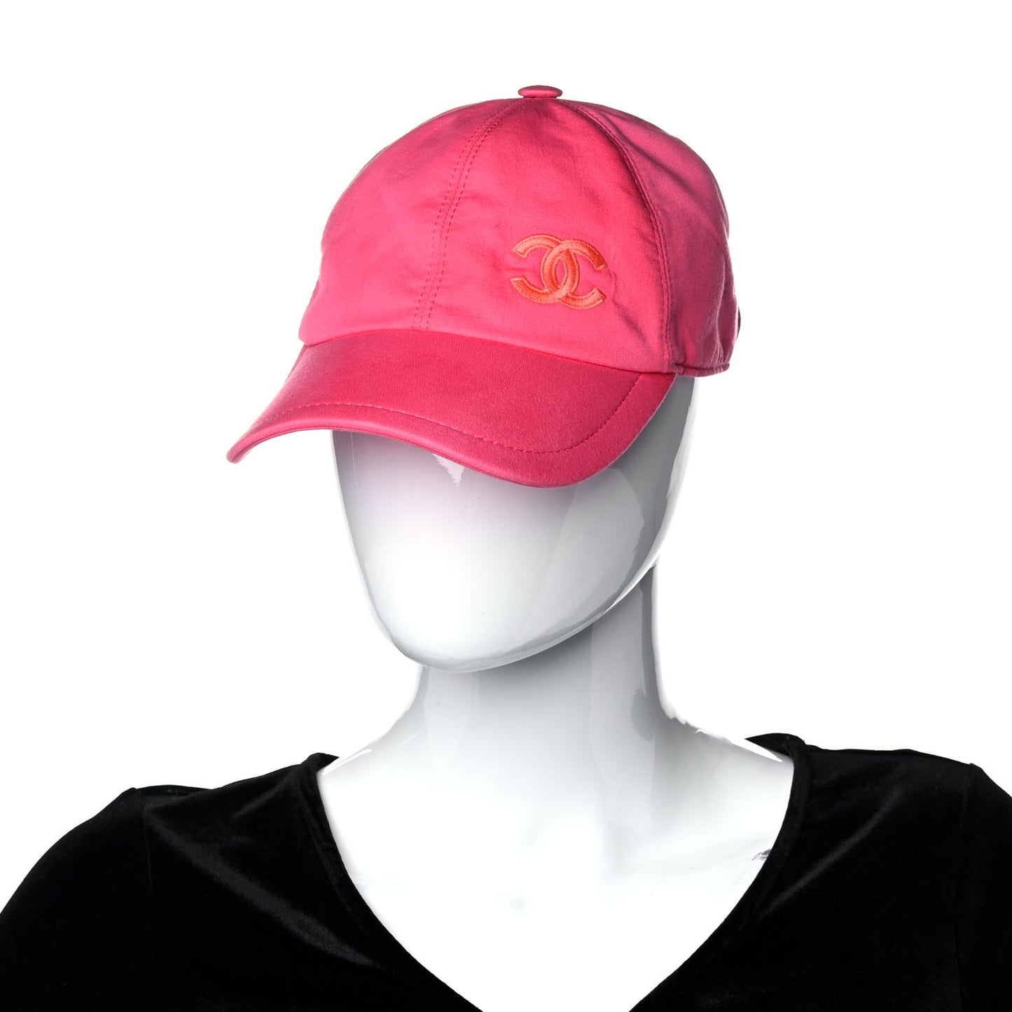 Cotton CC Cap Hat Fuchsia Orange