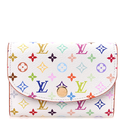 Louis Vuitton LV X TM Monogram Multicolor Rosalie Coin Purse White Kawaii Pink 2 of 7