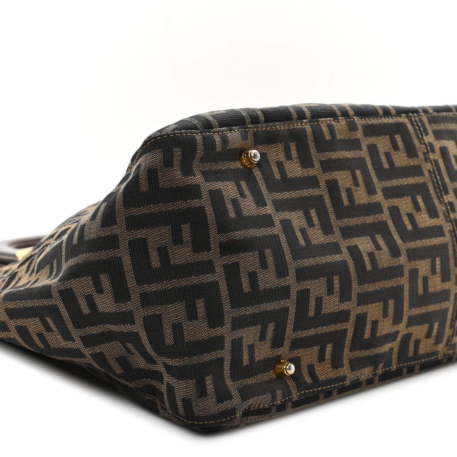 Fendi Zucchino Tote Tobacco 8 of 10