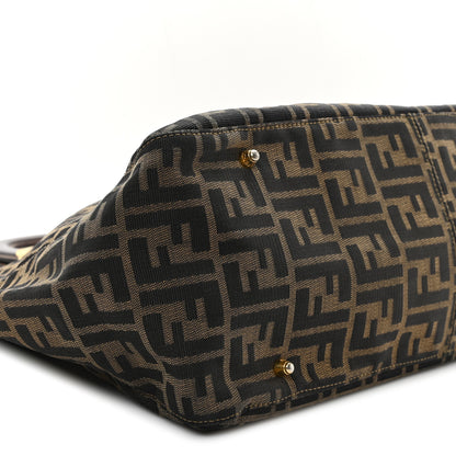 Fendi Zucchino Tote Tobacco 8 of 10