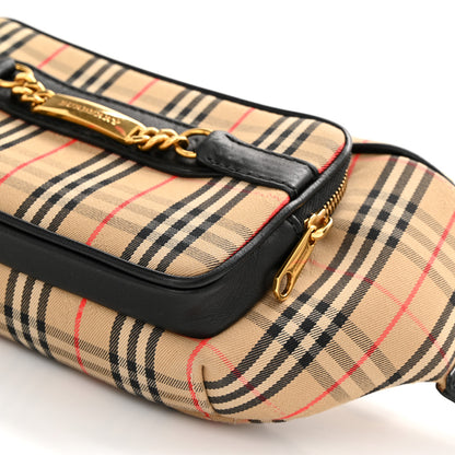 Burberry Cotton Vintage Check Large Bum Bag Archive Beige 10 of 13
