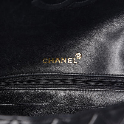 Chanel Lambskin Quilted Flap Shoulder Bag Black 6 of 12