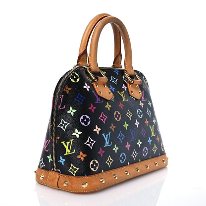 Louis Vuitton Monogram Multicolor Alma PM Black 3 of 18