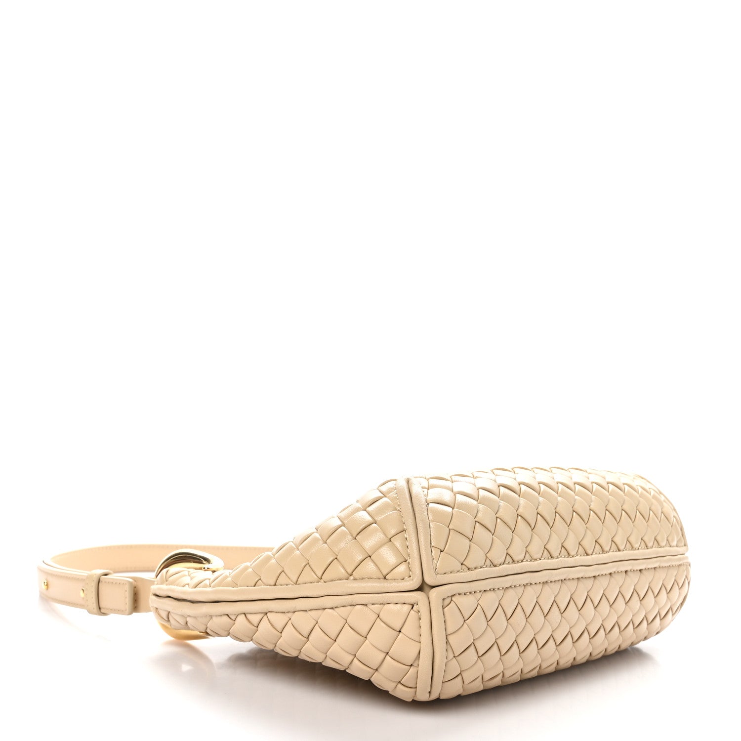 Bottega Veneta Nappa Intrecciato Small Clicker Shoulder Bag Porridge 4 of 10