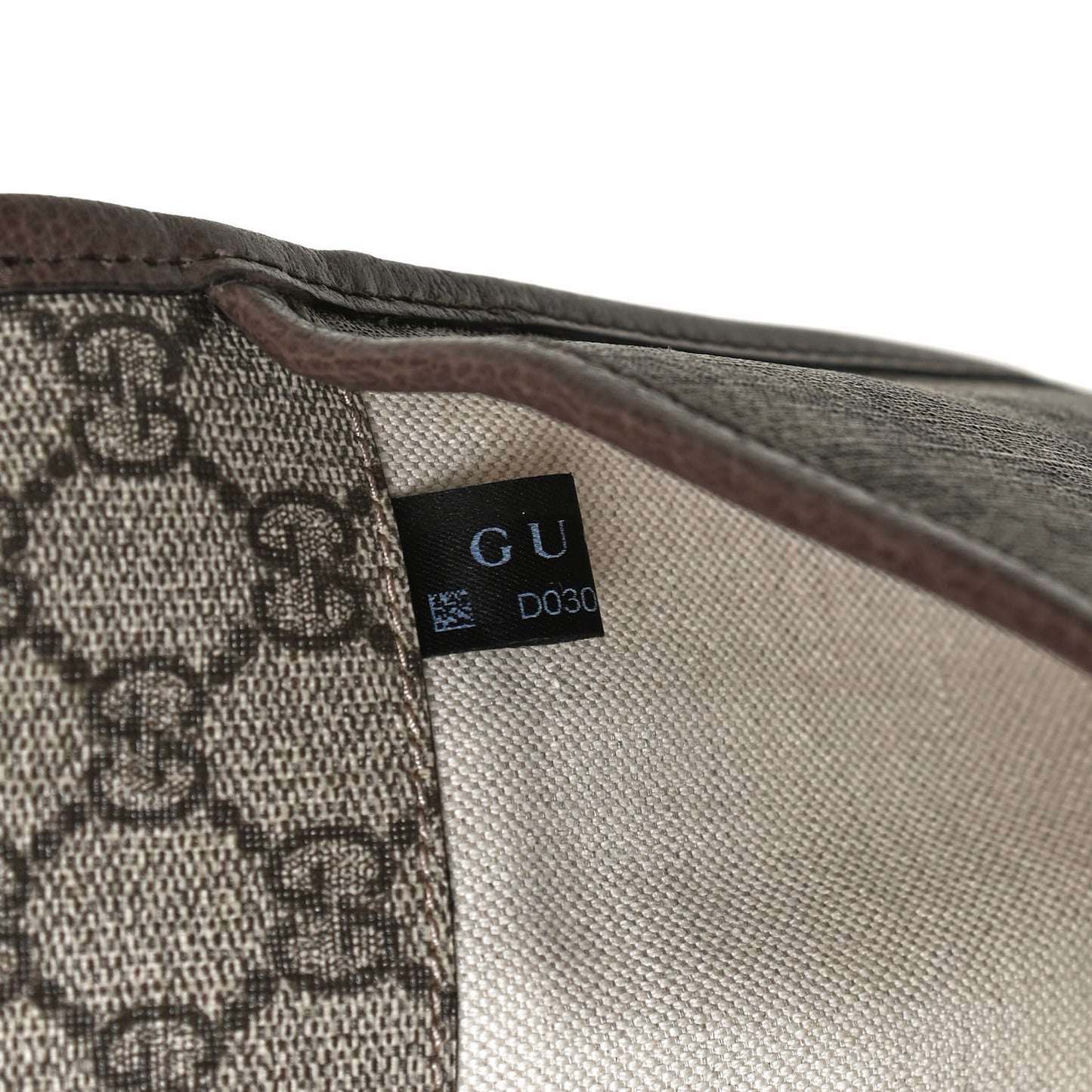 GG Supreme Monogram Neo Vintage Web Belt Bag Brown