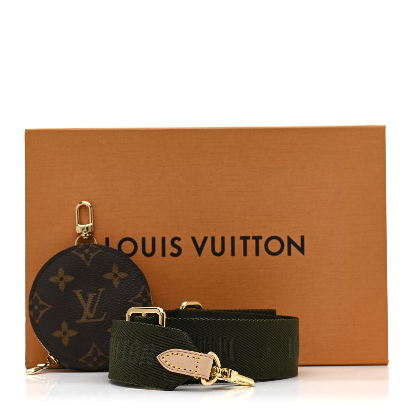 Monogram Multi Pochette Accessories Bandouliere Shoulder Strap Kaki