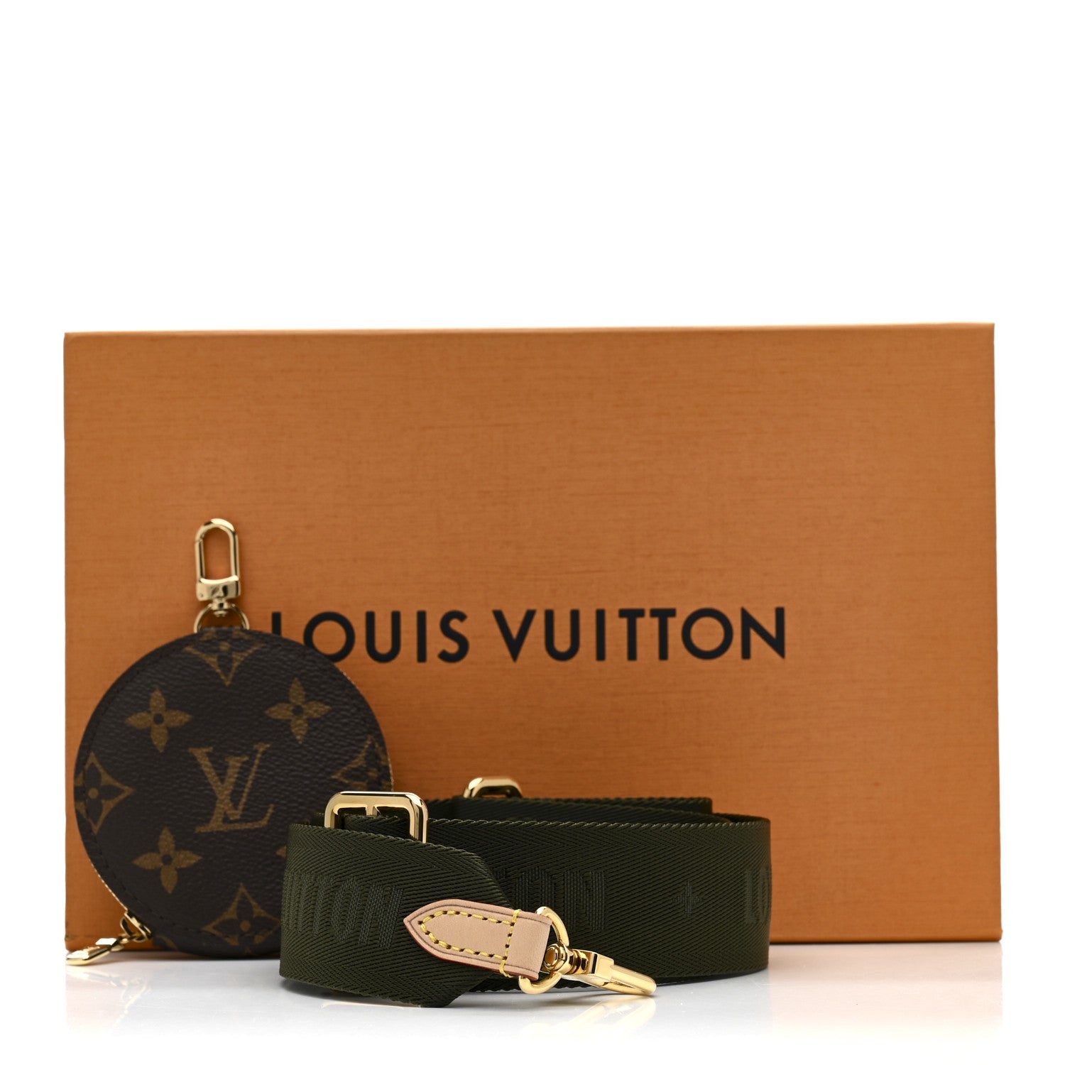 Louis Vuitton Monogram Multi Pochette Accessories Bandouliere Shoulder Strap Kaki 5 of 5