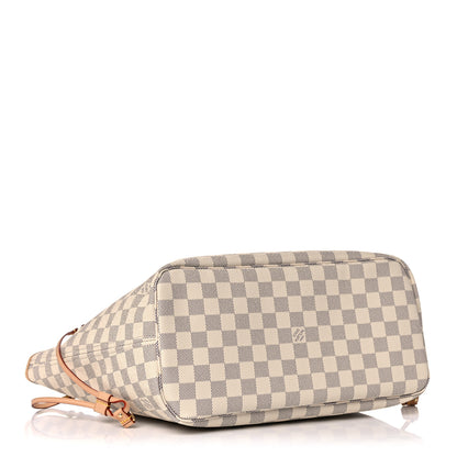 Louis Vuitton Damier Azur Neo Neverfull MM Rose Ballerine 4 of 9