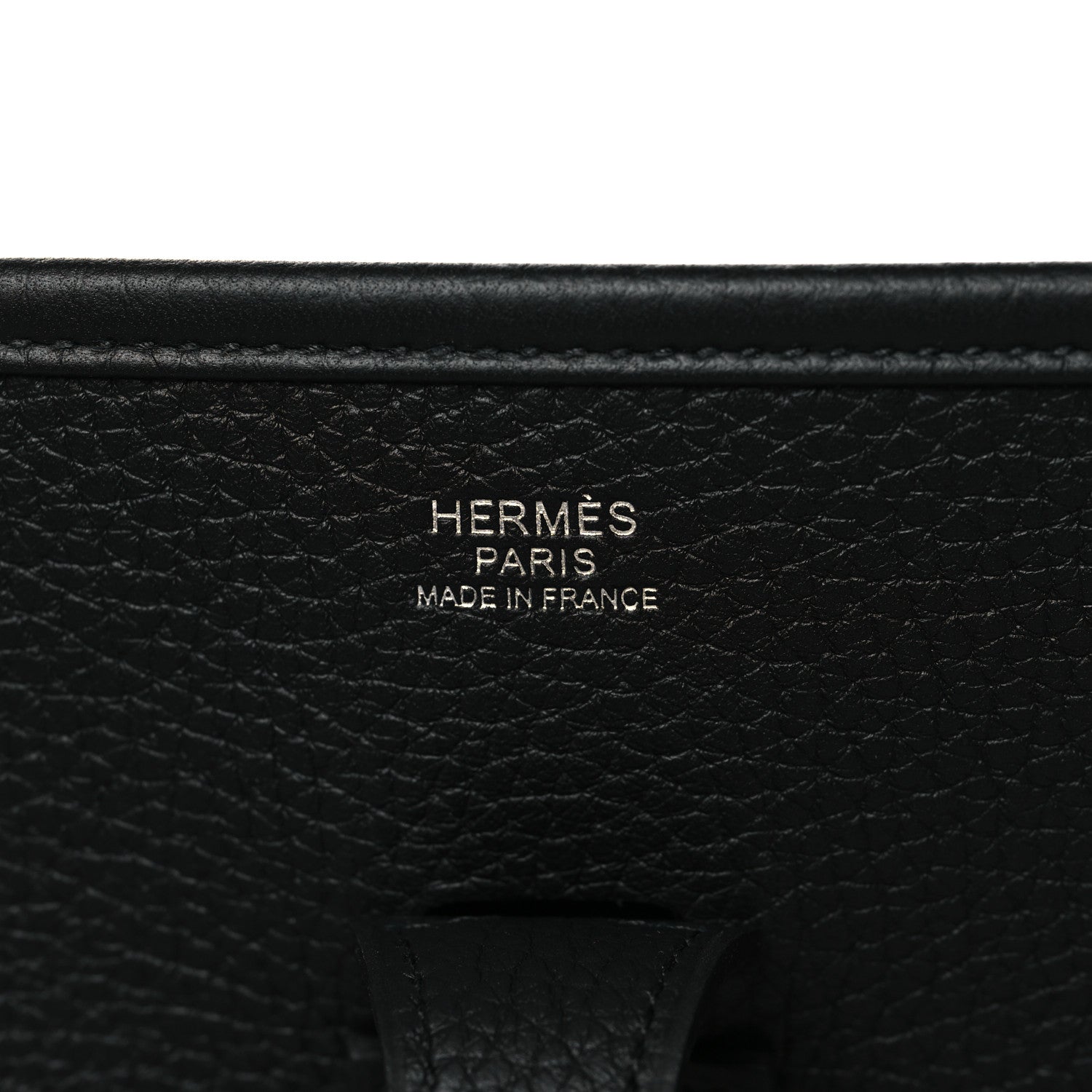 Hermes Taurillon Clemence Evelyne III PM Black 5 of 10