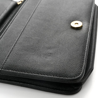 Chanel Caviar Quilted Vintage Mademoiselle Wallet On Chain WOC Black 14 of 15