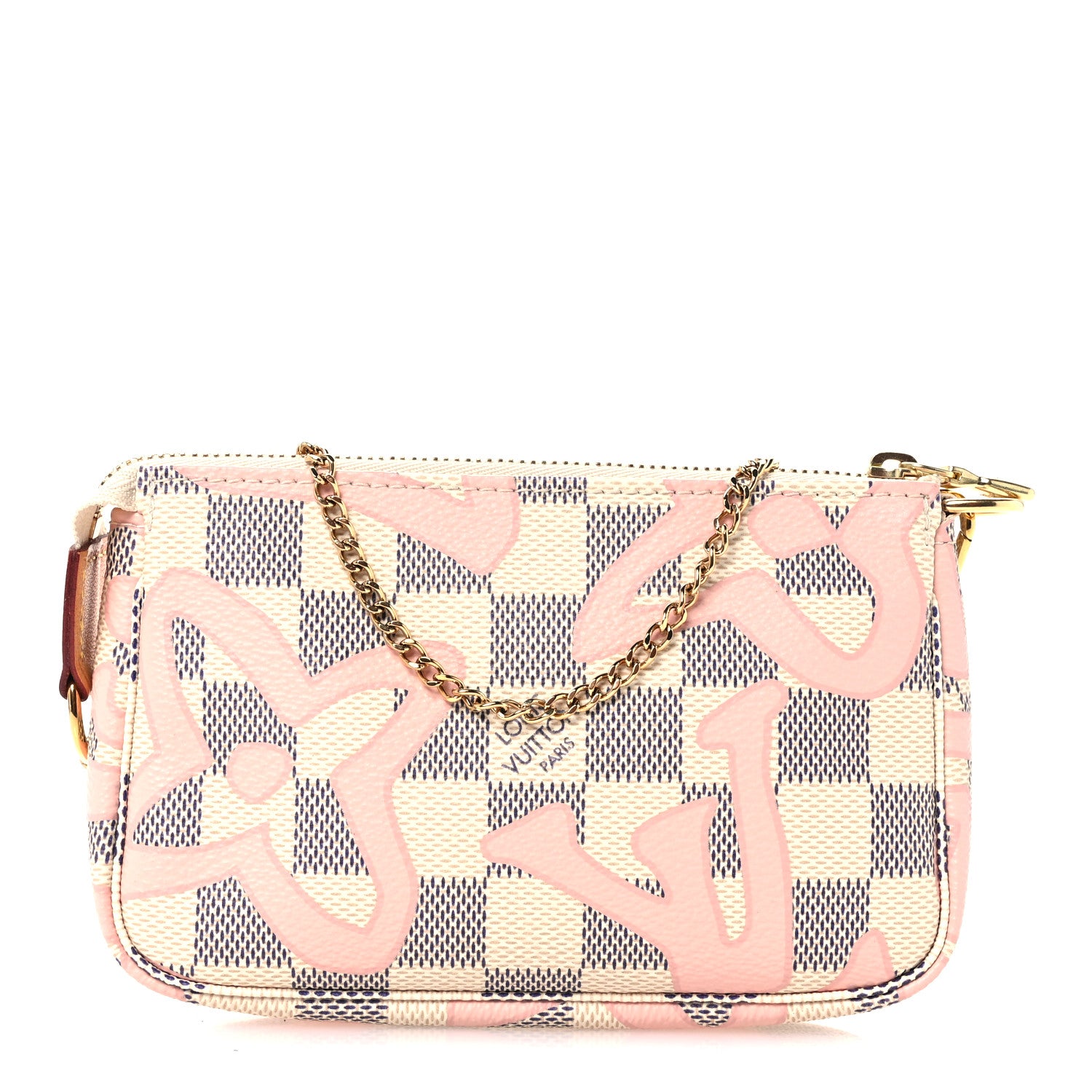 Louis Vuitton Damier Azur Tahitienne Mini Pochette Accessories 1 of 10