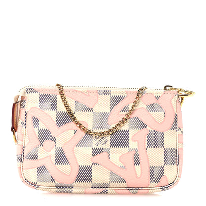 Louis Vuitton Damier Azur Tahitienne Mini Pochette Accessories 1 of 10