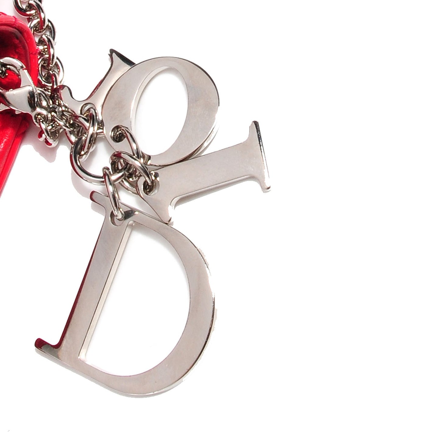 Patent Cannage Rendez-vous Chain Wallet Red