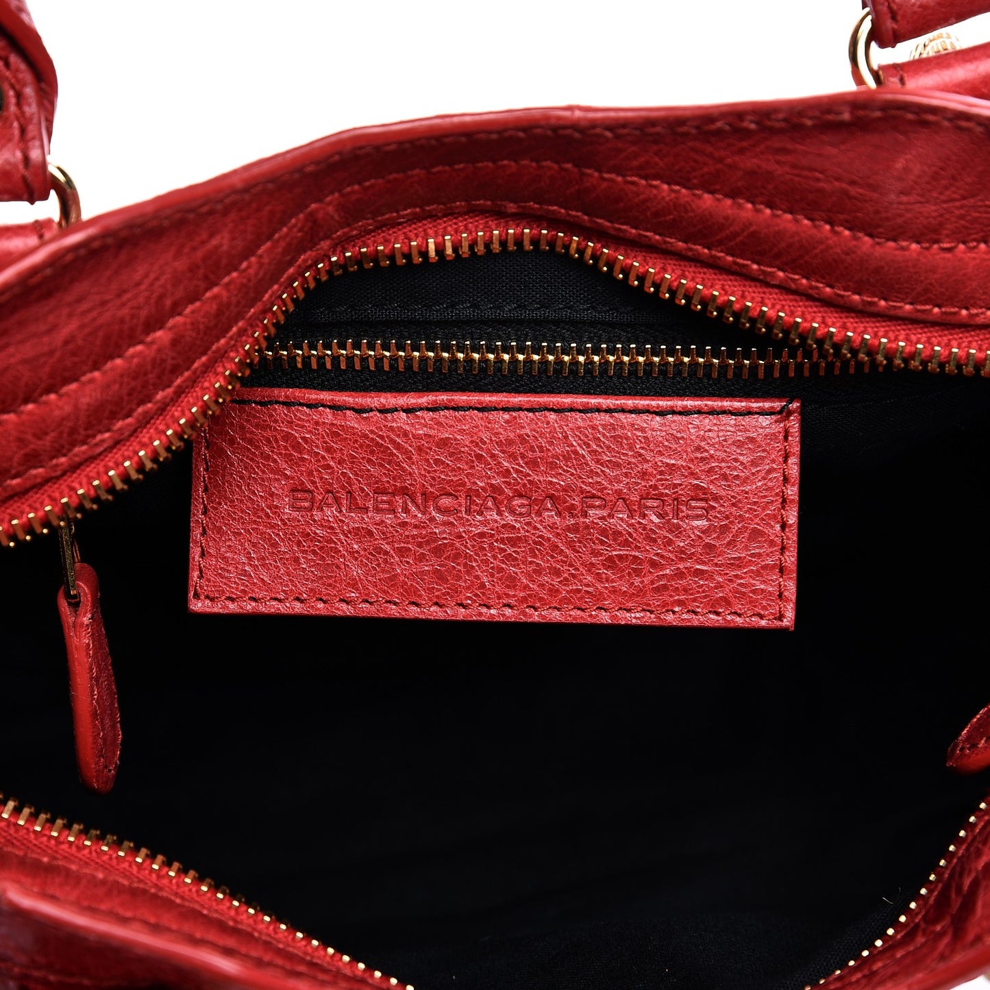 Agneau Giant 12 Gold Hardware Mini City Rouge Cardinal