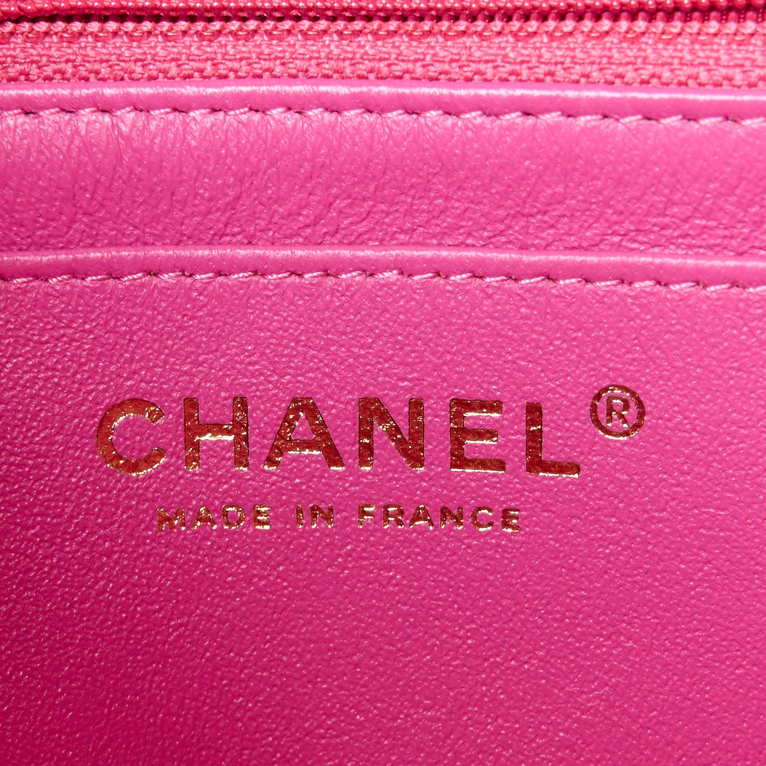 Chanel Lambskin Chevron Quilted Mini Rectangular Flap Pink 6 of 11