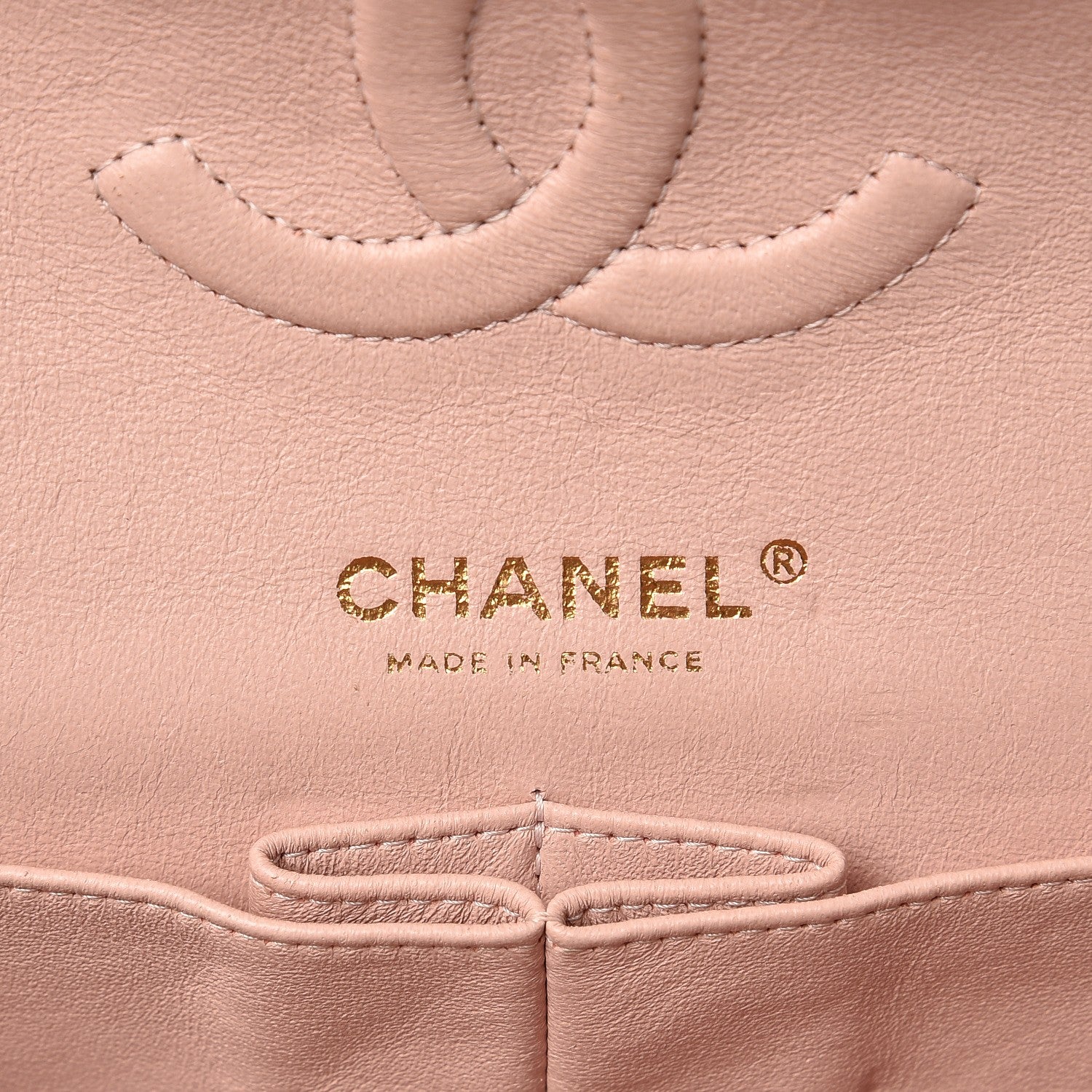 Chanel Lambskin Quilted Medium Double Flap Light Pink 6 of 8