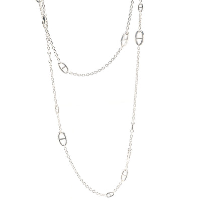 Hermes Sterling Silver Farandole Necklace 160 1 of 6