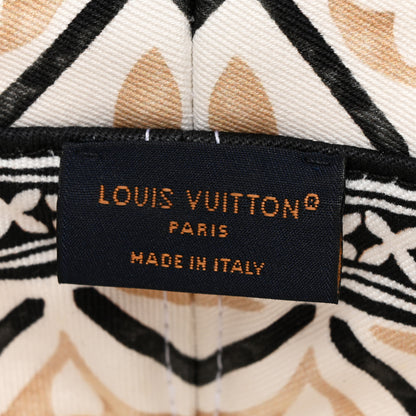 Louis Vuitton Cotton Monogram Flower Tile Reversible Bucket Hat M Beige 14 of 14