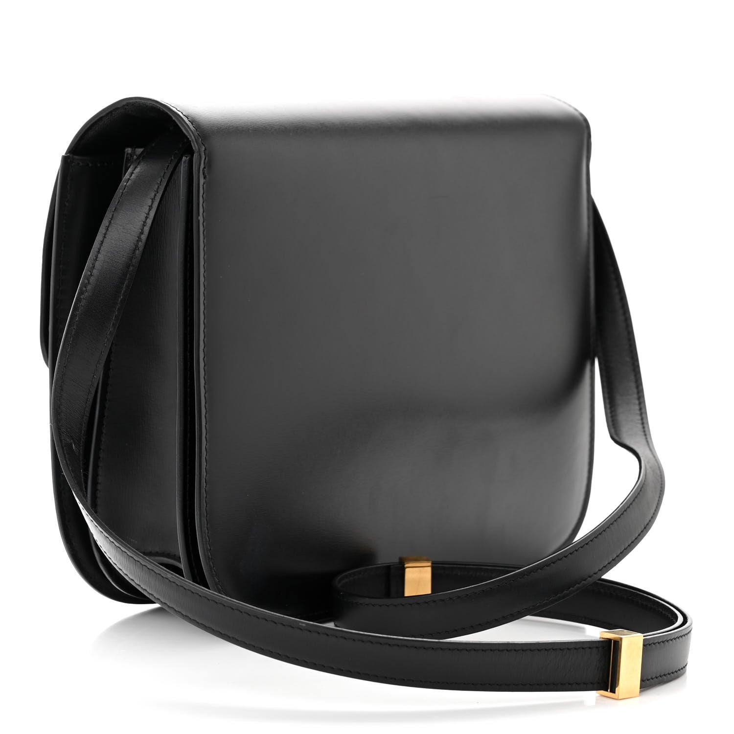 Celine Box Calfskin Medium Classic Box Flap Bag Black 3 of 14