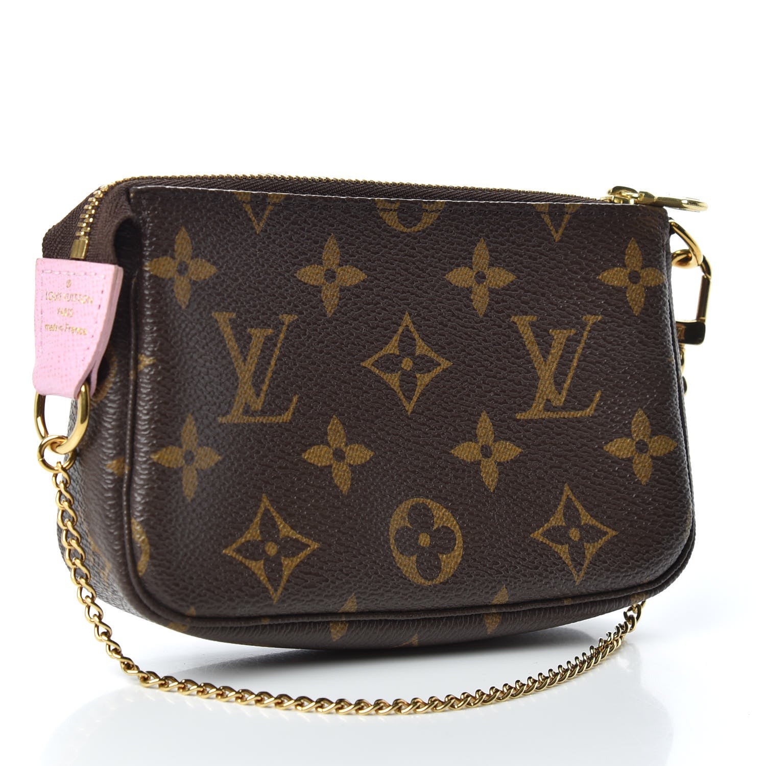 Louis Vuitton Monogram 2016 Christmas Animation Mini Pochette Accessories Rose Ballerine 3 of 7