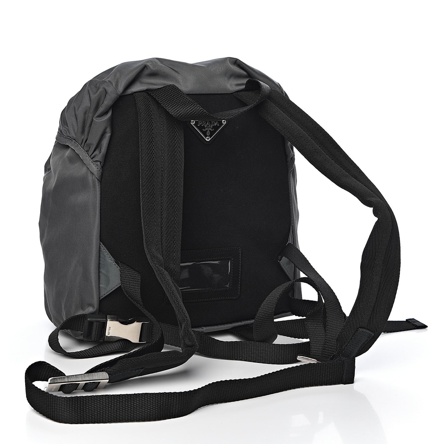 Tessuto Nylon Montagna Small Single Buckle Backpack Ardesia