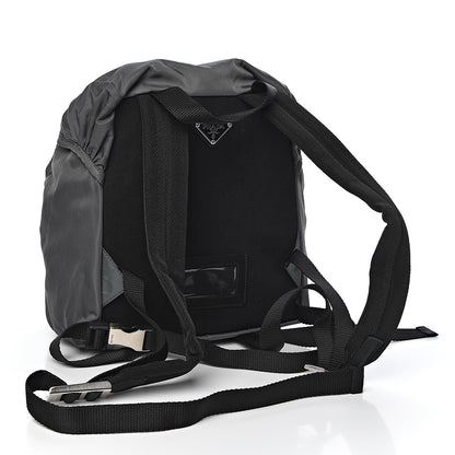 Prada Tessuto Nylon Montagna Small Single Buckle Backpack Ardesia 3 of 10