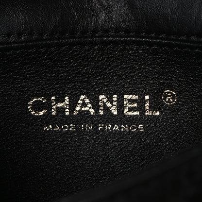 Chanel Aged Calfskin Quilted 2.55 Reissue Flap Belt Bag Clutch Black 5 of 9