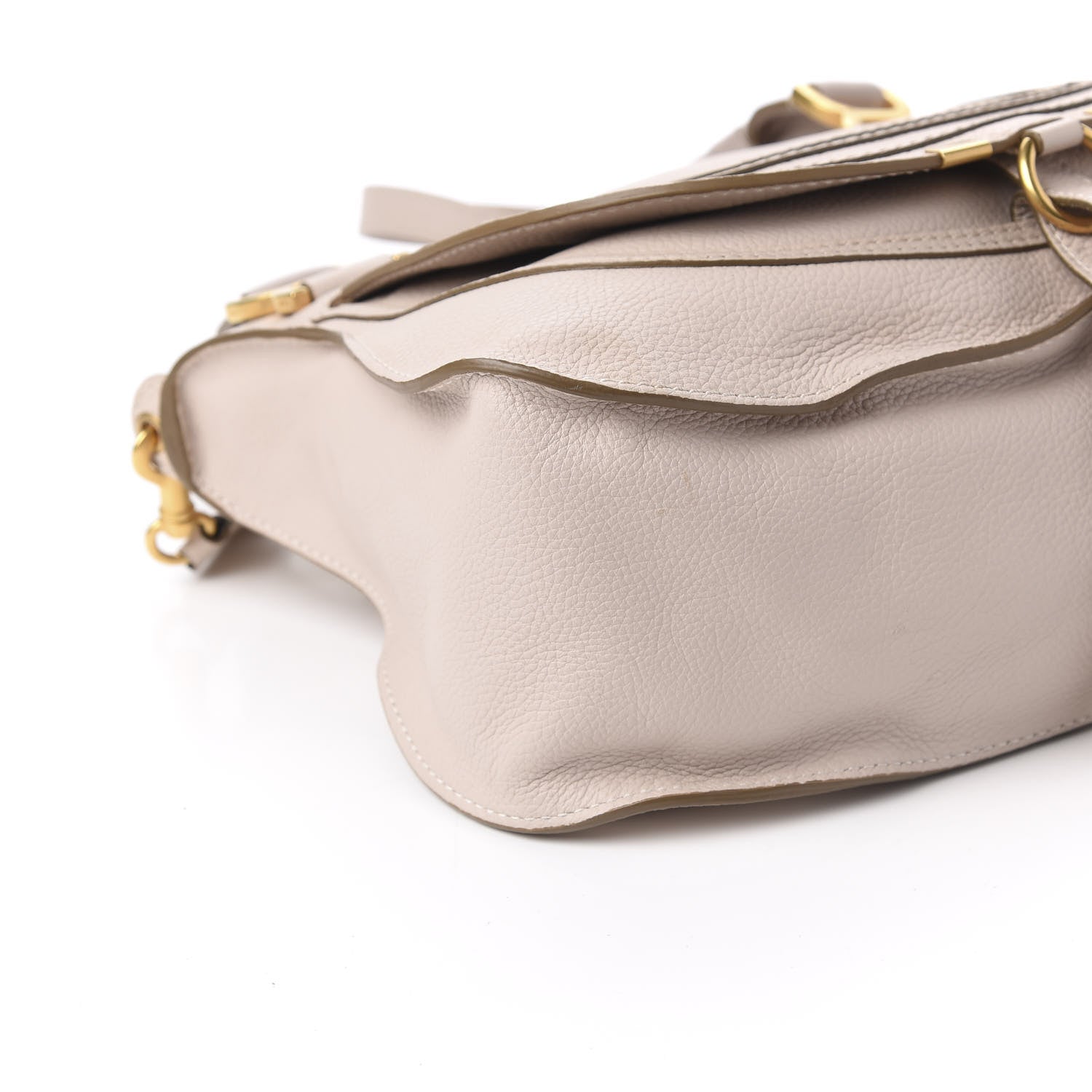 Chloe Calfskin Medium Marcie Satchel Abstract White 7 of 10