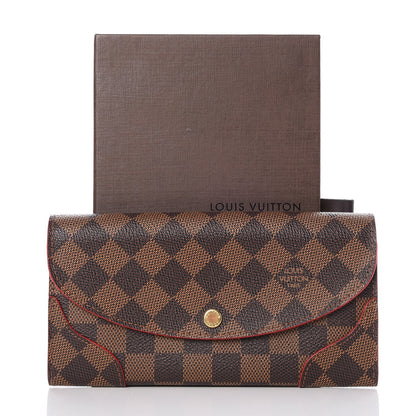 Louis Vuitton Damier Ebene Caissa Wallet Cherry 7 of 7