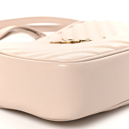 Saint Laurent Calfskin Matelasse Monogram Lou Camera Bag Washed Light Pink 9 of 13