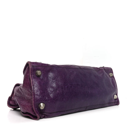 Balenciaga Agneau Giant 21 Silver Hardware Work Raisin 5 of 14