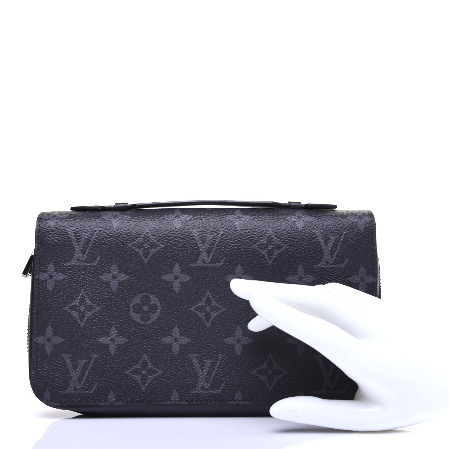 Louis Vuitton Monogram Eclipse Zippy XL Wallet 2 of 11