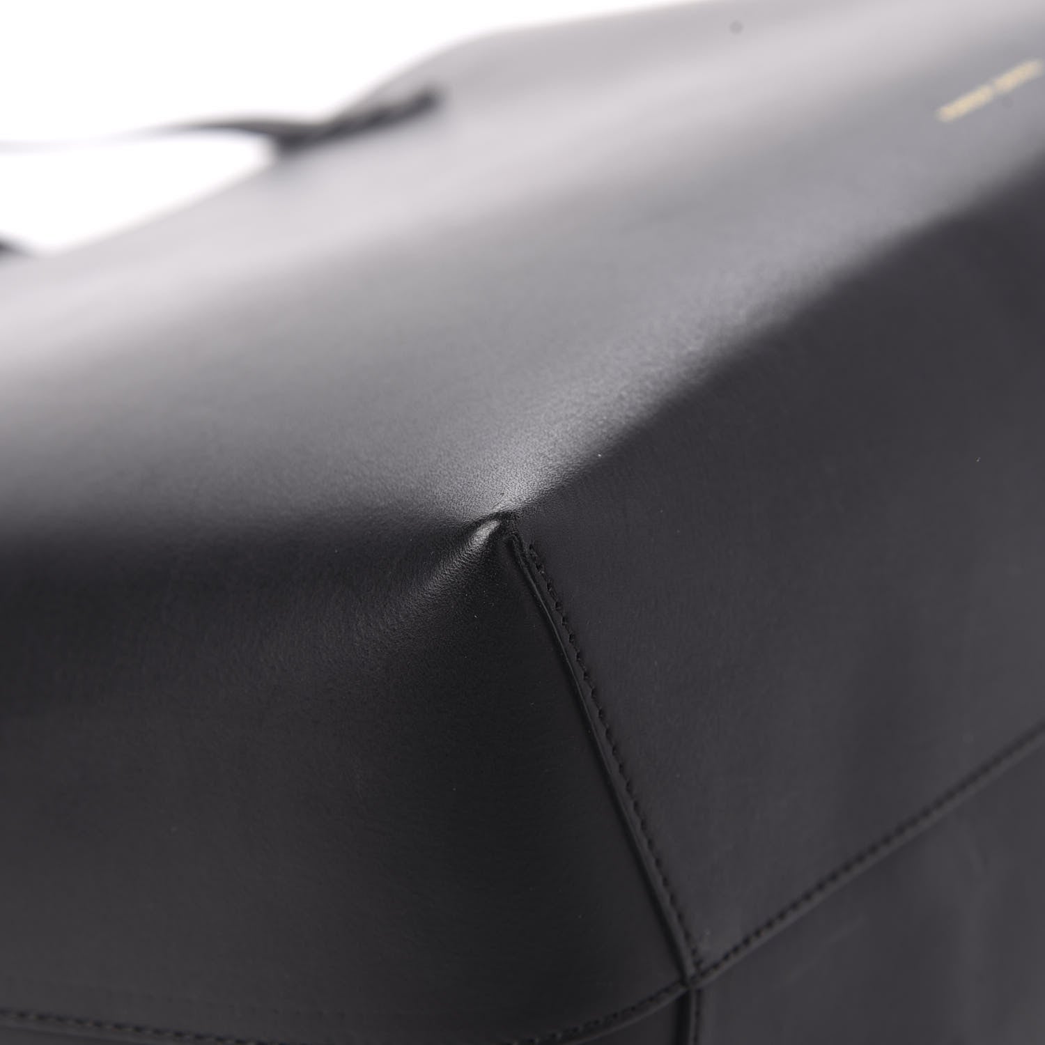 Mansur Gavriel Calfskin Large Shopping Tote Black Flamma 10 of 11