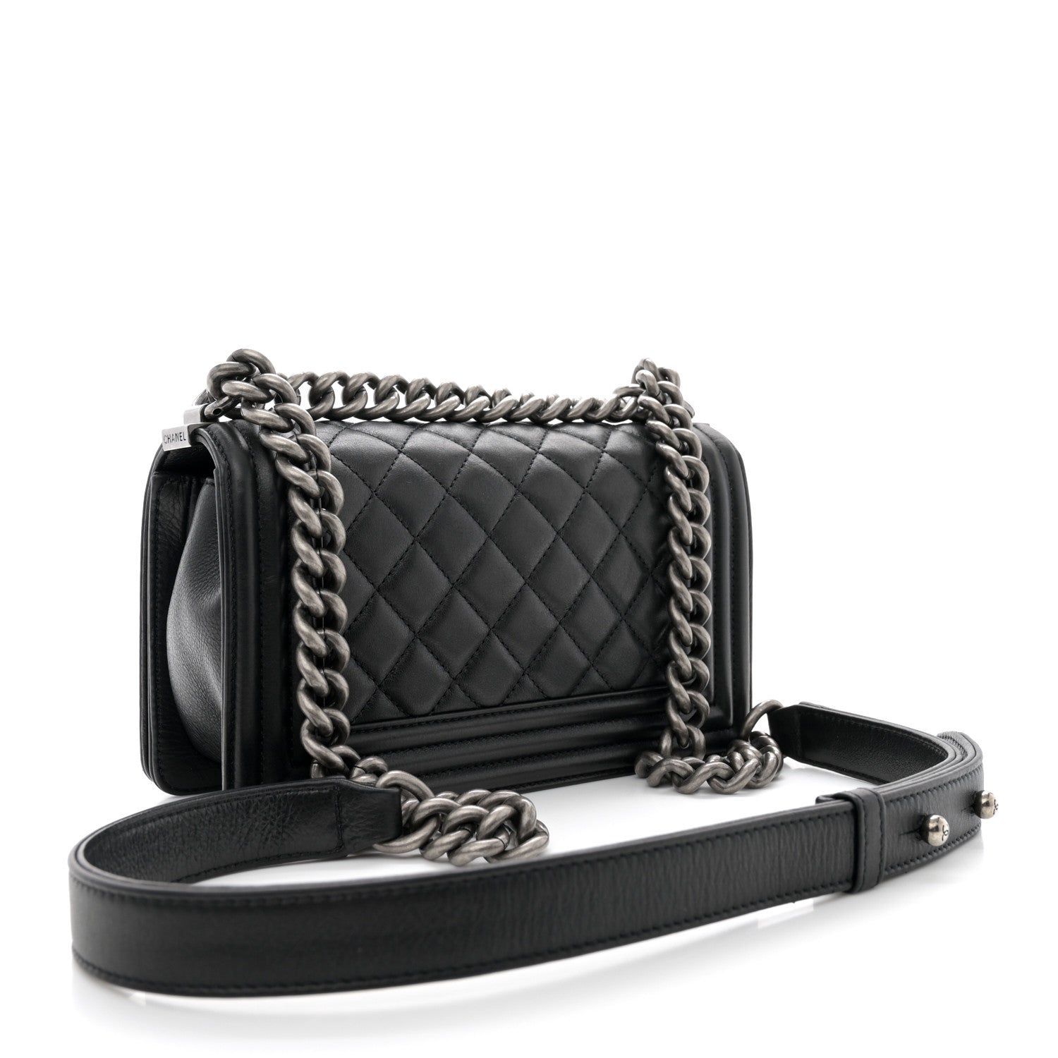 Chanel Calfskin Quilted Small Boy Flap Black 3 of 11