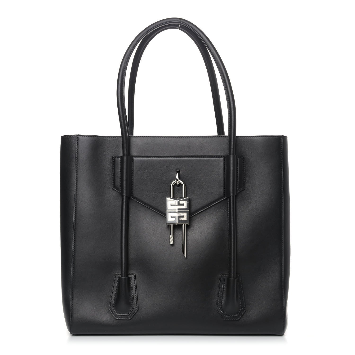 Givenchy Smooth Calfskin Lock Antigona Shopper Tote Black 1 of 11