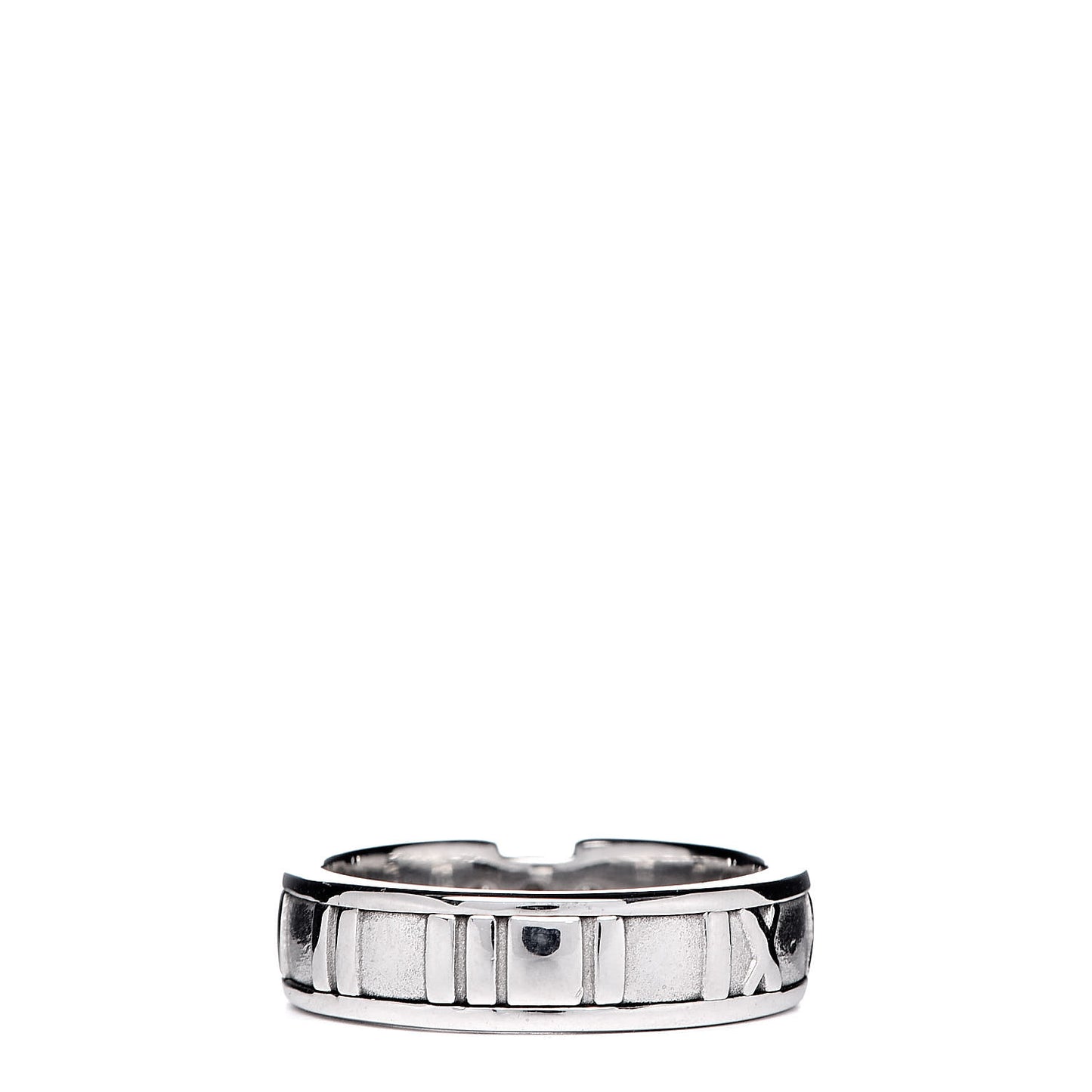 18K White Gold Diamond Atlas Ring 53 6.5