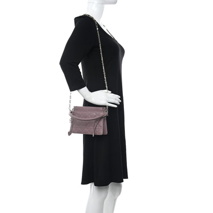 Christian Dior Lambskin Cannage Top Handle Drawstring Mini Bag Pink Peony 2 of 10