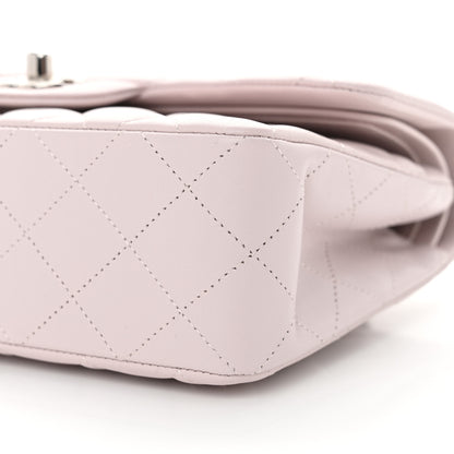 Chanel Lambskin Quilted Small Double Flap Light Purple 10 of 10