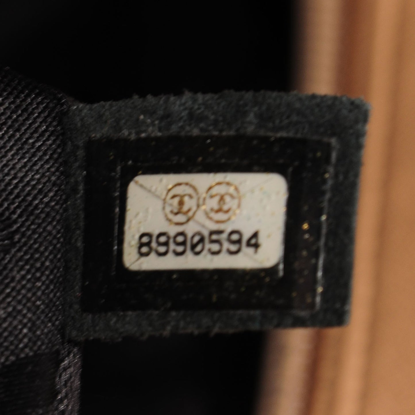 Calfskin Quilted Large Cambon Bowler Beige Black