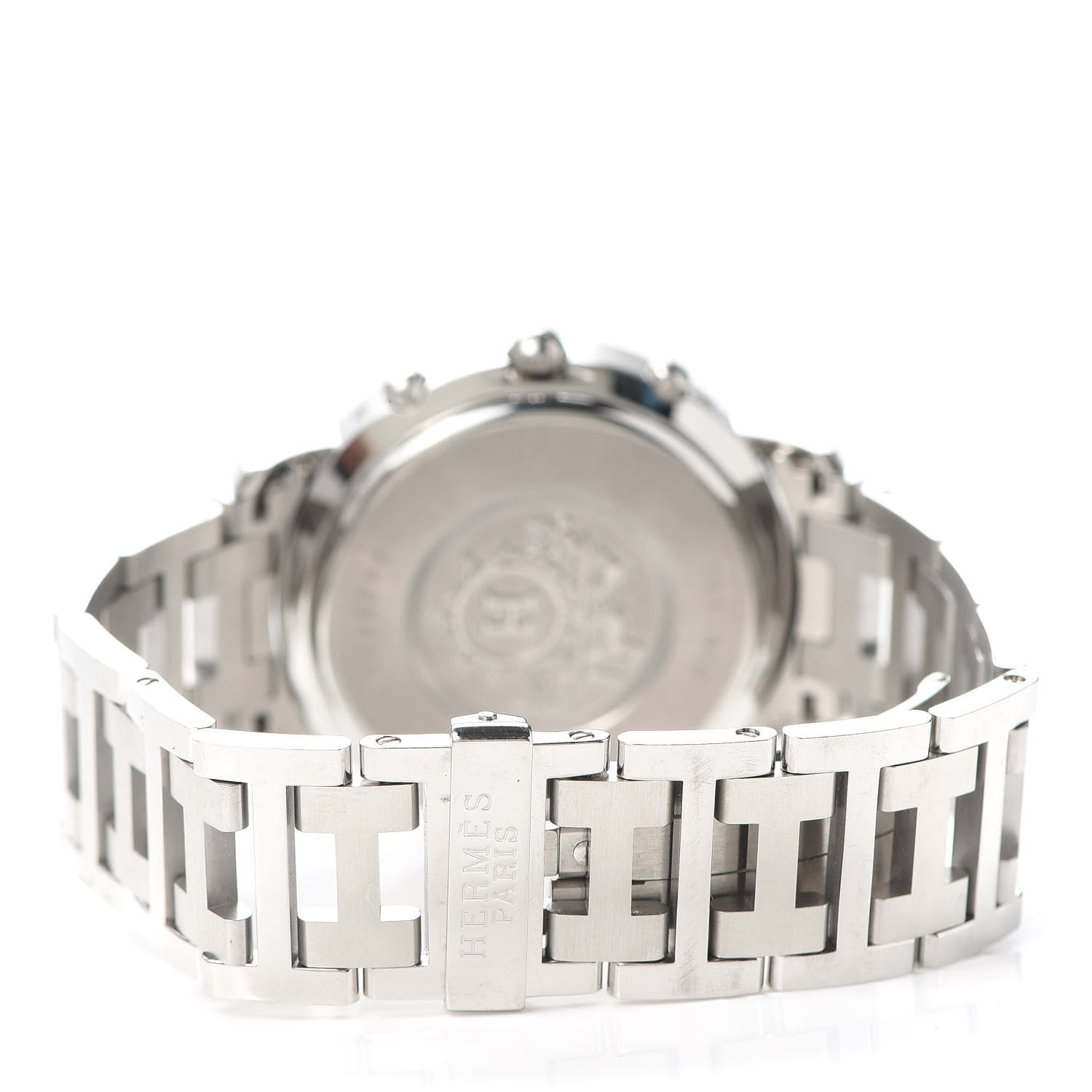 Hermes Stainless Steel 38mm Clipper Chronograph Quartz Watch 3 of 6