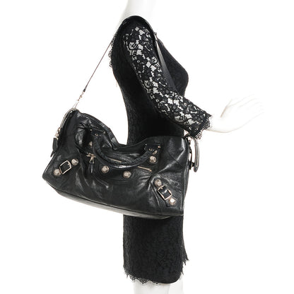 Balenciaga Agneau Giant 21 Silver Hardware Part Time Black 2 of 15