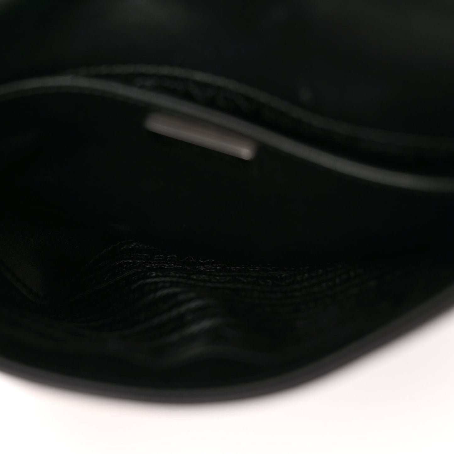 Spazzolato Cleo Flap Shoulder Bag Black