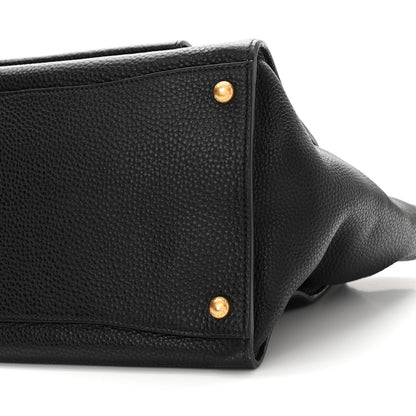 Prada Vitello Daino Tote Black 10 of 13