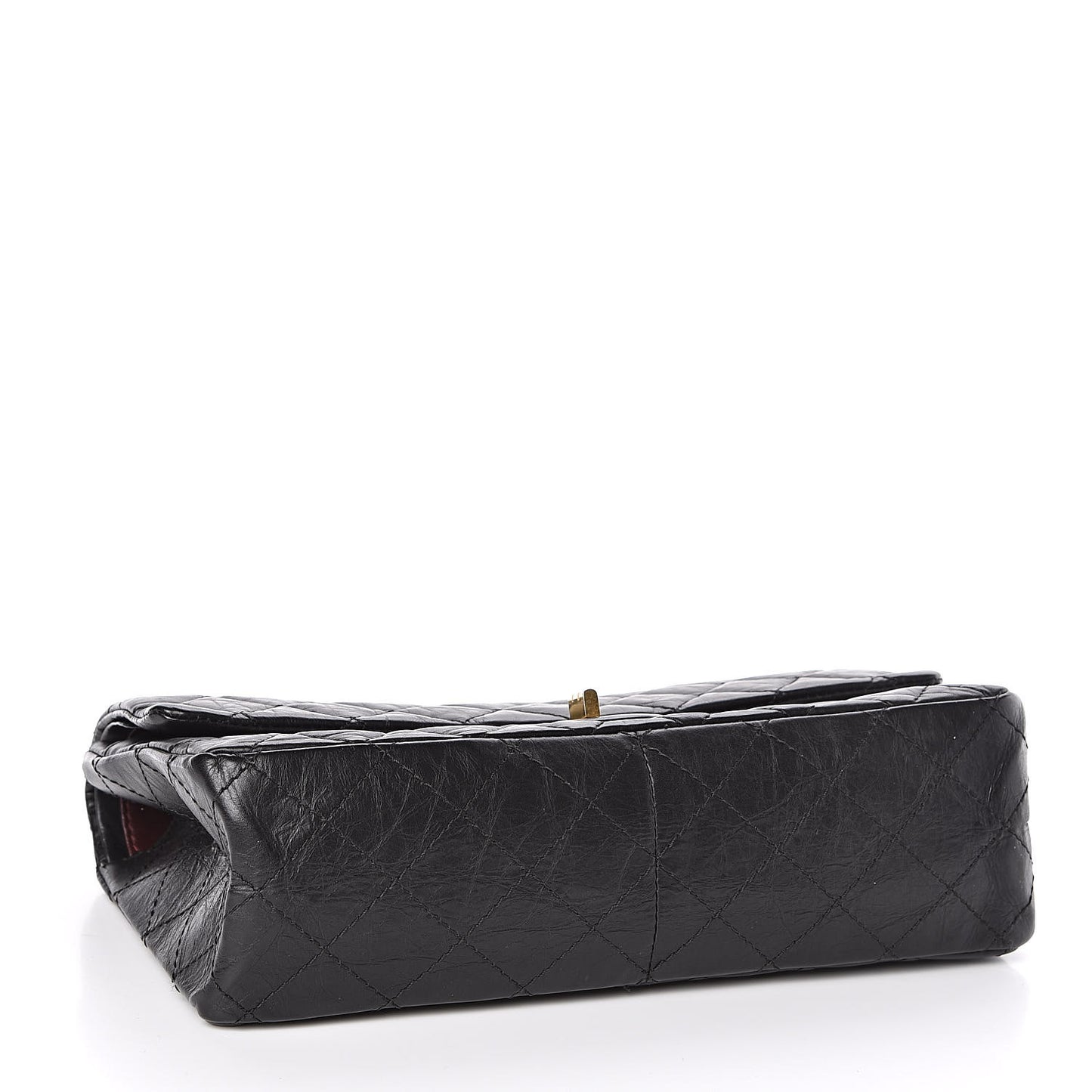 Aged Calfskin Quilted 2.55 Reissue 226 Flap Black