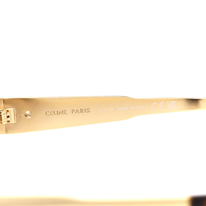 Celine Metal Triomphe 01 Sunglasses CL40235U Gold Green 7 of 8