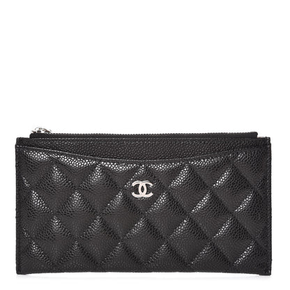 Chanel Caviar Quilted Classic Zip Pouch Black 1 of 8