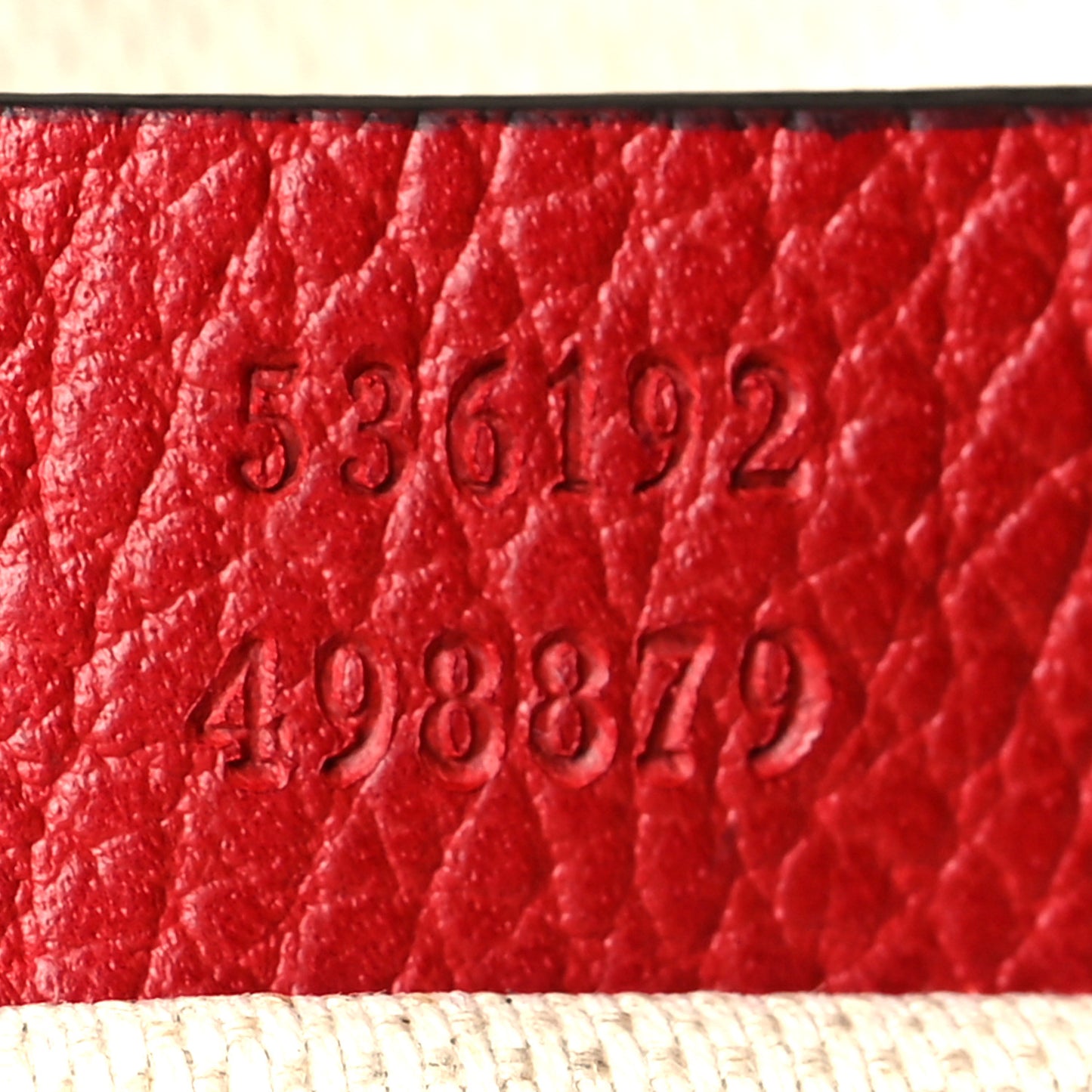 Pebbled Calfskin Soho Chain Backpack Hibiscus Red