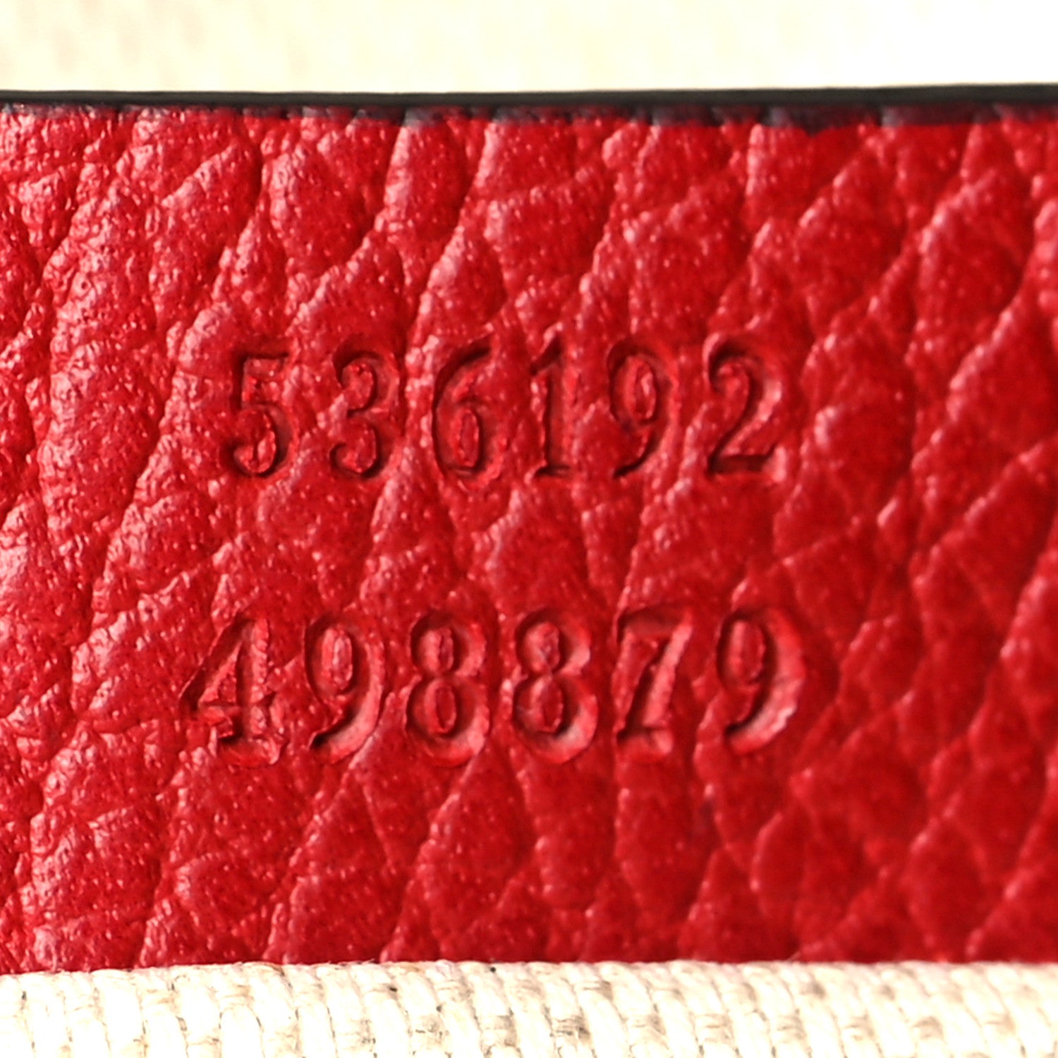 Gucci Pebbled Calfskin Soho Chain Backpack Hibiscus Red 7 of 15