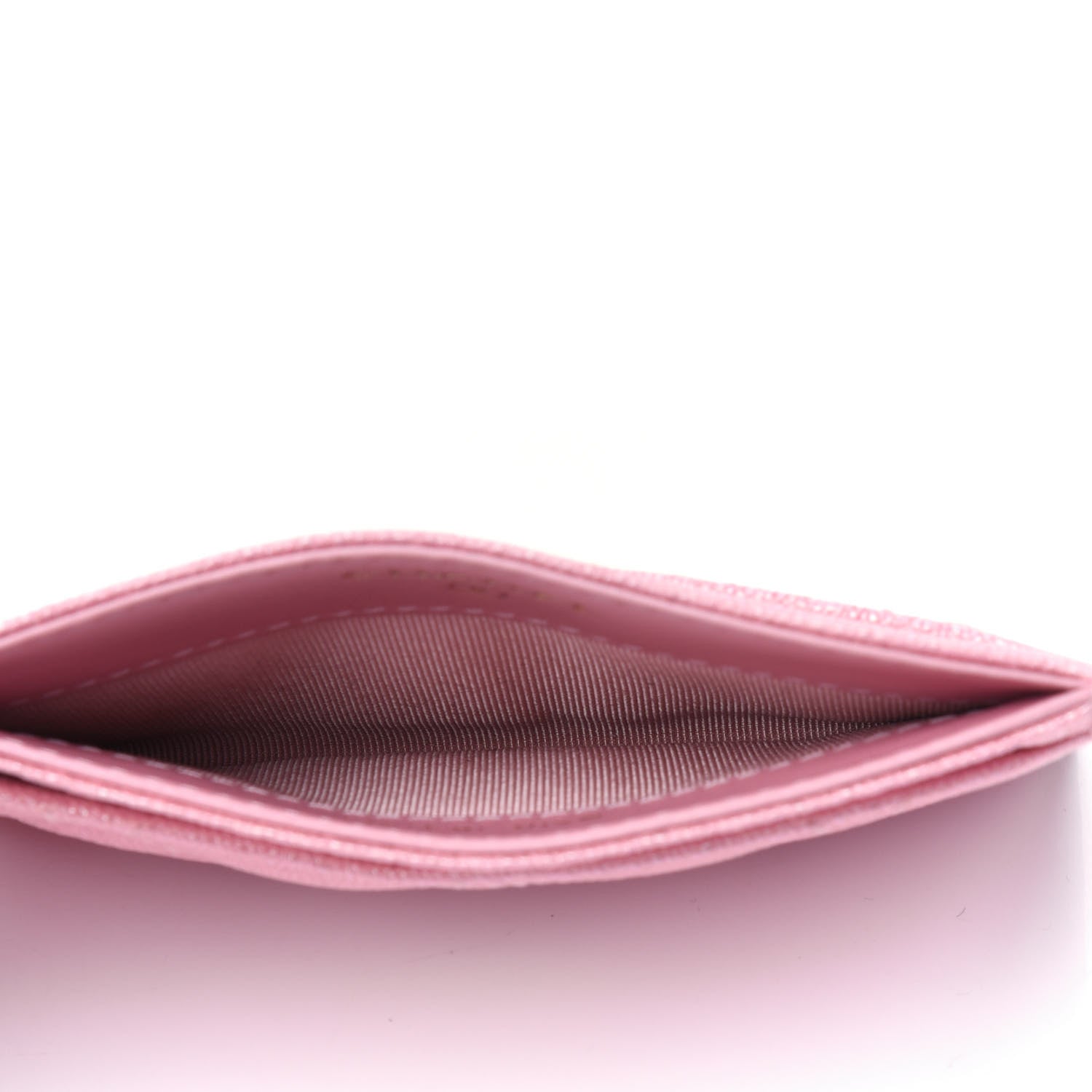 Chanel Iridescent Caviar Quilted Card Holder Rose Pink 4 of 5
