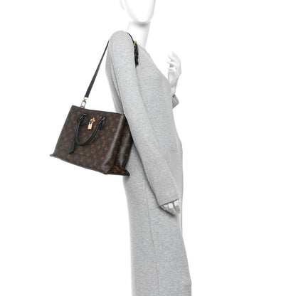 Louis Vuitton Monogram Flower Tote Black 2 of 11